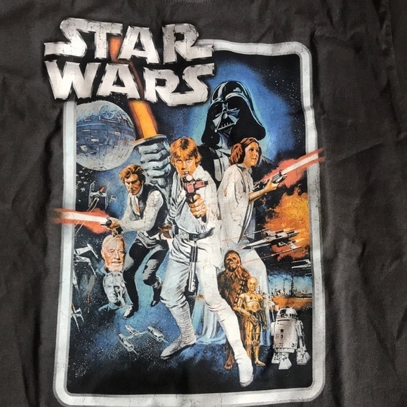 Star Wars gray child large Tshirt - Picture 2 of 4